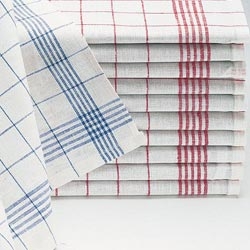 12 Herringbone Tea Towels 100% Cotton Lint Free Kitchen Dish Towels 50cm x  70cm